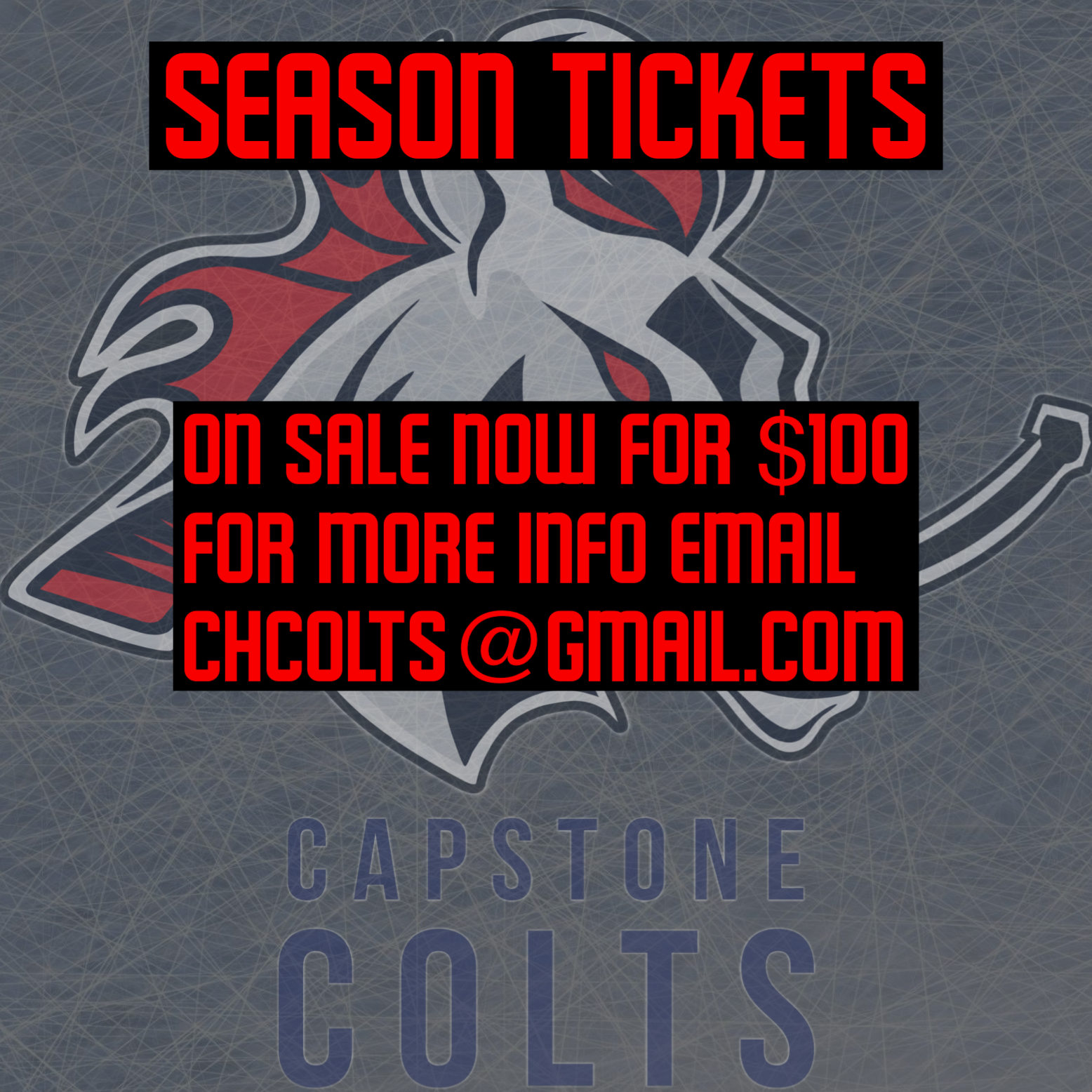 Capstone Colts Ticketing Information